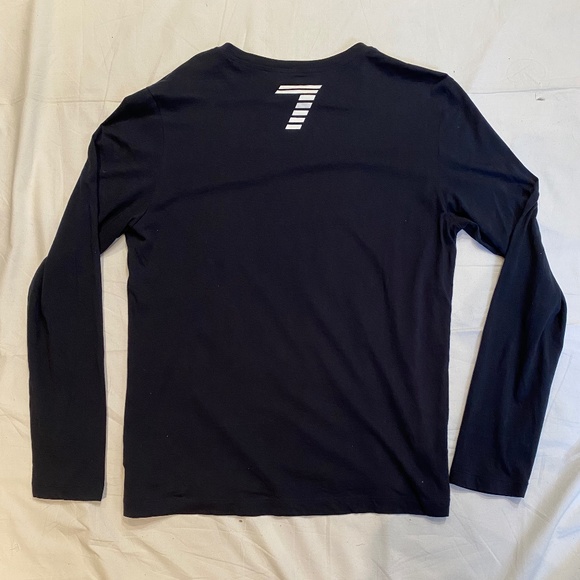 EMPORIO ARMANI EA7 Men’s Black Long Sleeve T Shirt SzS - Picture 4 of 9